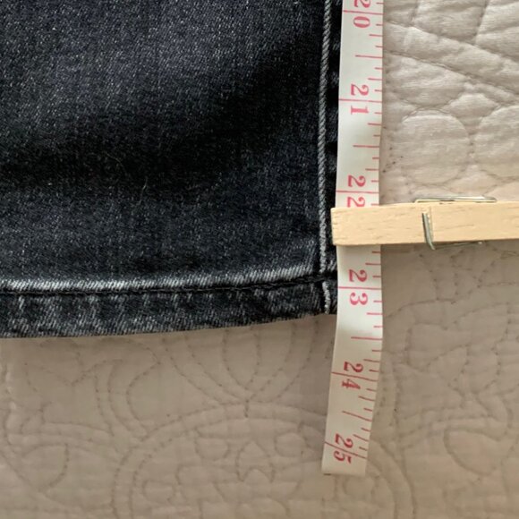 JCREW Toothpick 9" High Rise Skinny Ankle Jean/Denim Black Wash | Size 23 Petite - Picture 9 of 9